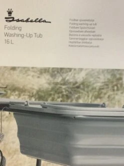 Isabella Folding Washing Up Bowl 16 Litre -Outwell Zone image d6d4b1c8 4510 48b1 b3fb 6996f56386d8