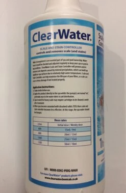 Scale And Stain Controller For Swimming Pools, Spas And Hot Tubs 1lt