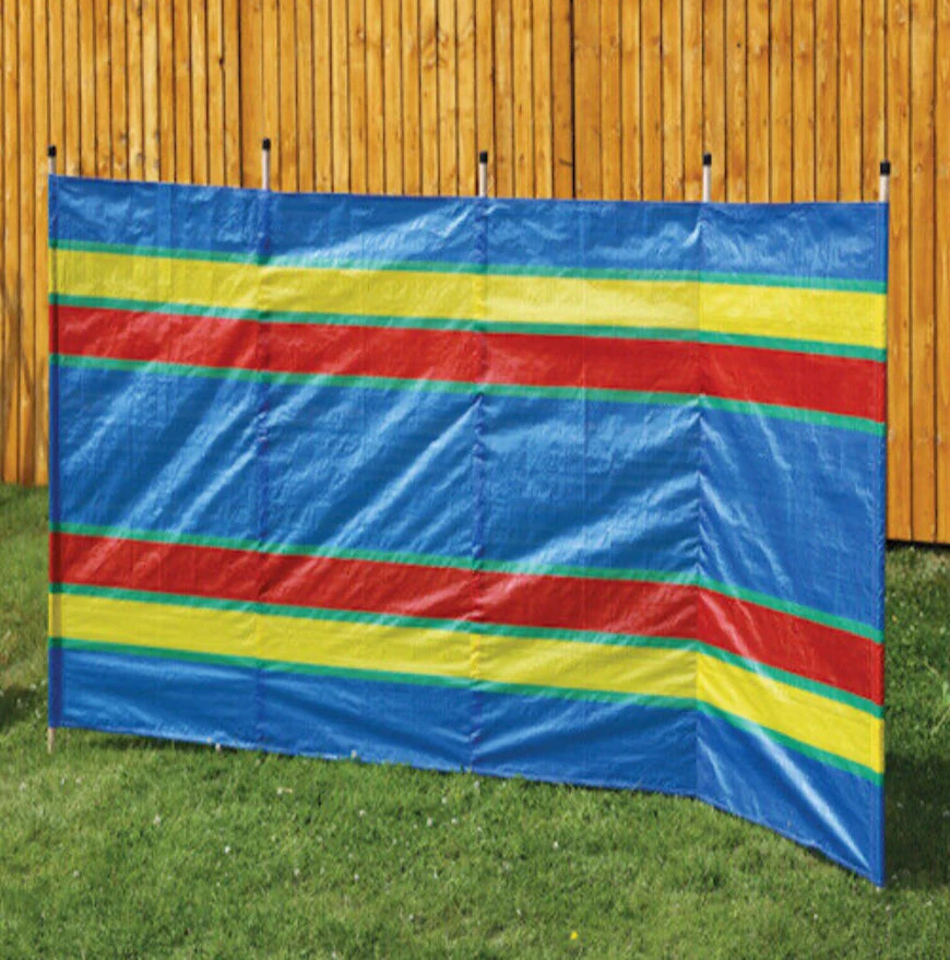 5 Pole WindBreak Wooden Poles 4 5 Pole WindBreak Wooden Poles - Image 2