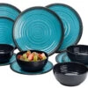 Flamefield Granite Aqua 12pc Melamine Set -Outwell Zone image ebefd88a 7f86 415d 9285 14f838b646e0