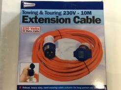 Extension Cable 10mt Round Three Pin