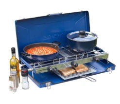 Campingaz Camping Chef Folding Double Burner And Grill