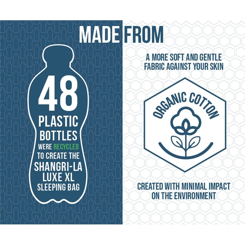 Vango Shangri-La Luxe XL Sleeping Bag Shadow Grey 7 Vango Shangri-La Luxe XL Sleeping Bag Shadow Grey - Image 5